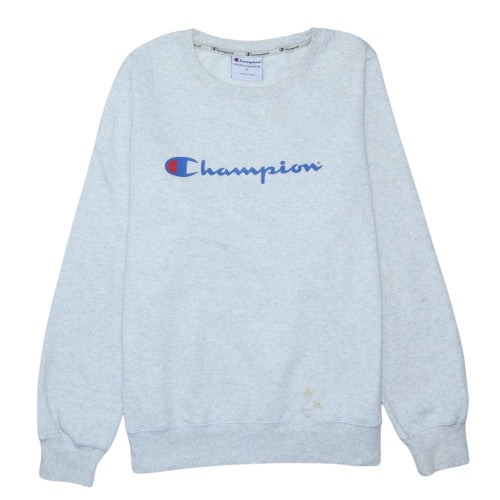Champion Men's Grey XL Pullover Crew Neck Sweatshirt