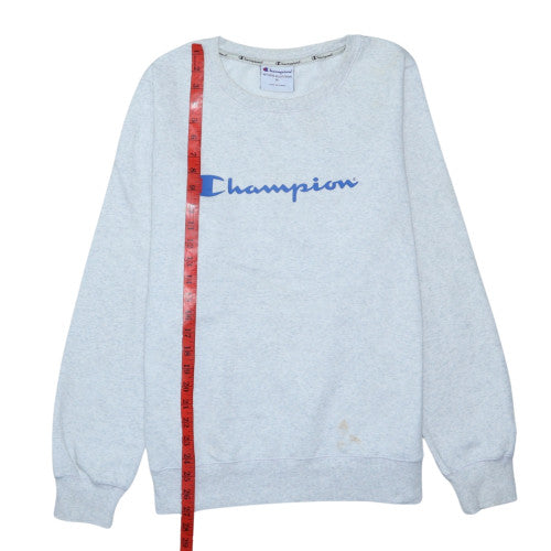 Champion Men's Grey XL Pullover Crew Neck Sweatshirt
