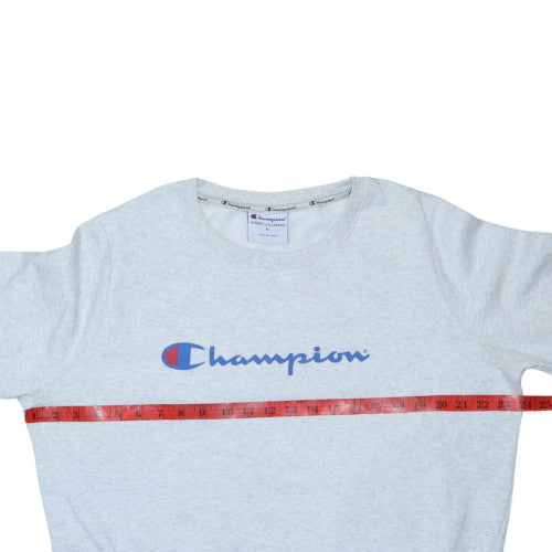Champion Men's Grey XL Pullover Crew Neck Sweatshirt
