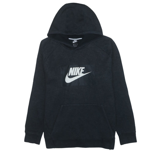 Nike Womens Black XL Pullover Hoodie Sweatshirt with Logo