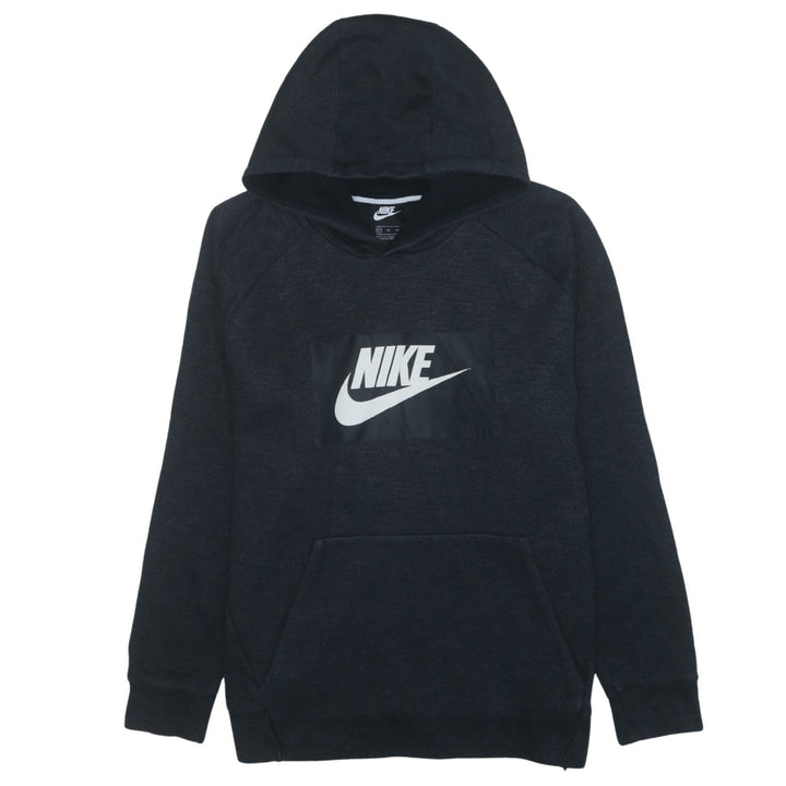 Nike Womens Black XL Pullover Hoodie Sweatshirt with Logo