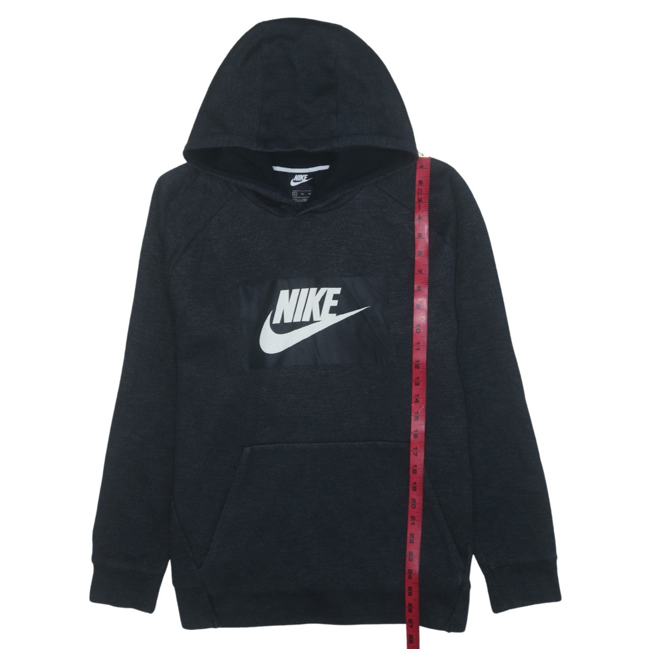 Nike Womens Black XL Pullover Hoodie Sweatshirt with Logo