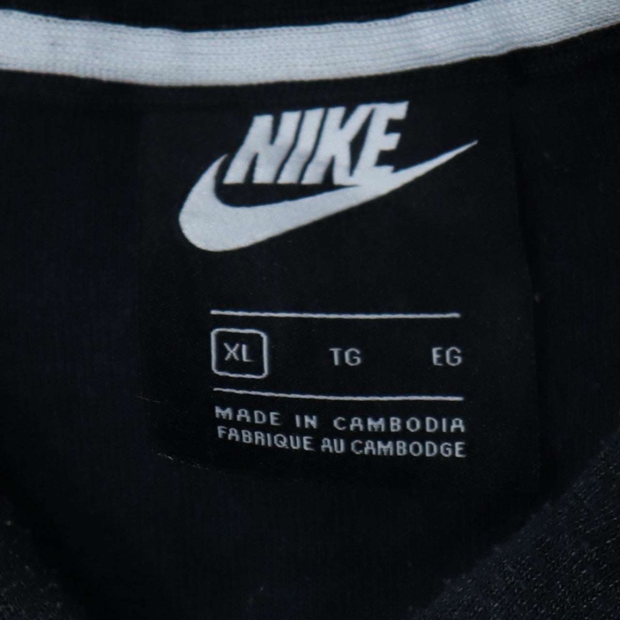 Nike Womens Black XL Pullover Hoodie Sweatshirt with Logo