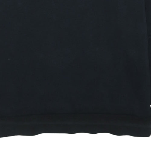 Adidas Men’s Black Sweatshirt M Pullover Crew Neck Logo Sportswear