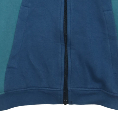 Tottenham Hotspur Boys Blue Full Zip Hoodie Size 13 Colourblock Official Merchandise