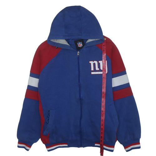 NFL Men’s Blue Red Giants Full Zip Hoodie Size M