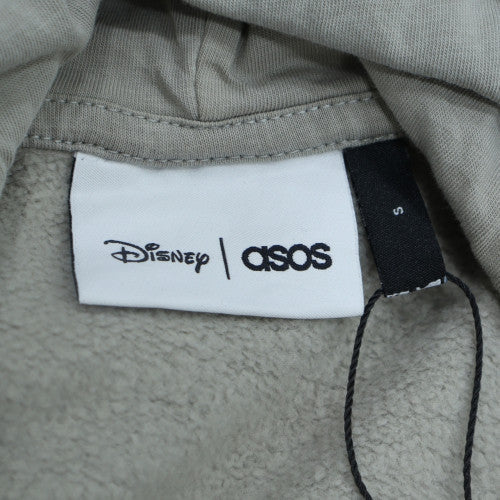 ASOS Disney Men's Beige Mickey Hoodie Size S Pullover Fleece