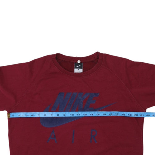 Nike Women’s Burgundy Cotton Crew Neck Pullover Sweatshirt L