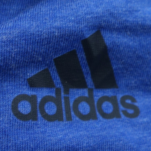 Adidas Men's Blue XL Ultimate Tee Crew Neck Sports T-Shirt