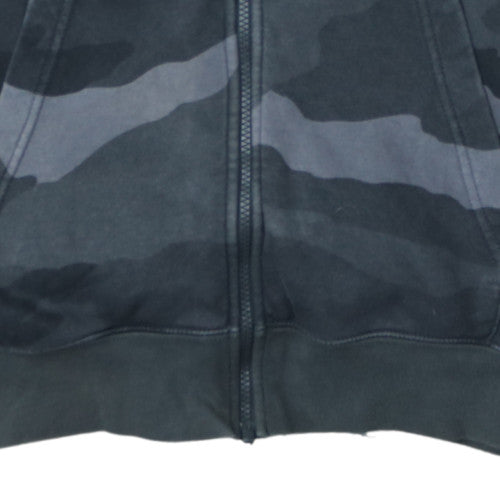 Nike Mens Grey Camo Full Zip Hoodie Size L Regular Fit