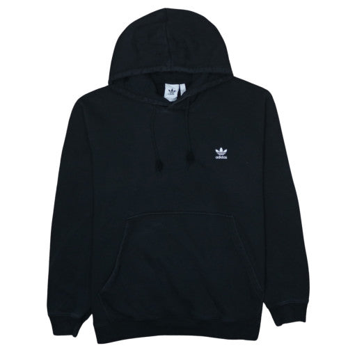 Adidas Mens Black 2XL Pullover Hoodie Fleece Regular Fit