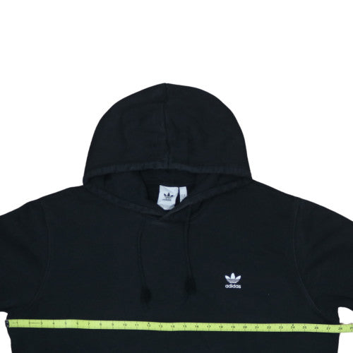 Adidas Mens Black 2XL Pullover Hoodie Fleece Regular Fit