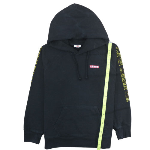 Levi's Men's Black Hoodie M Pullover Graphic Print Movie Logo