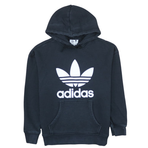 Adidas Men's Black Pullover Hoodie L Sports Fleece Logo