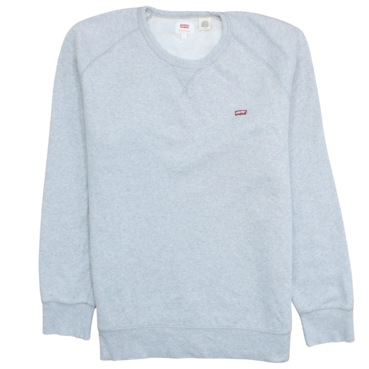 Levi's Men's Grey Crew Neck Pullover Sweatshirt Size L