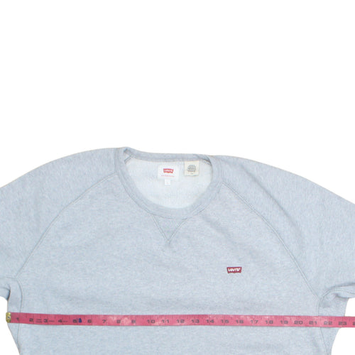 Levi's Men's Grey Crew Neck Pullover Sweatshirt Size L