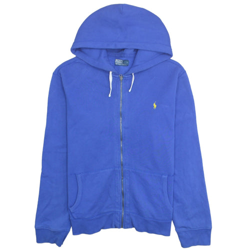 Polo Ralph Lauren Men's Blue Full Zip Hoodie 2XL Cotton Blend