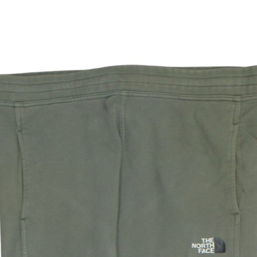 The North Face Men's Green Cotton Joggers M Regular Fit Sweatpants