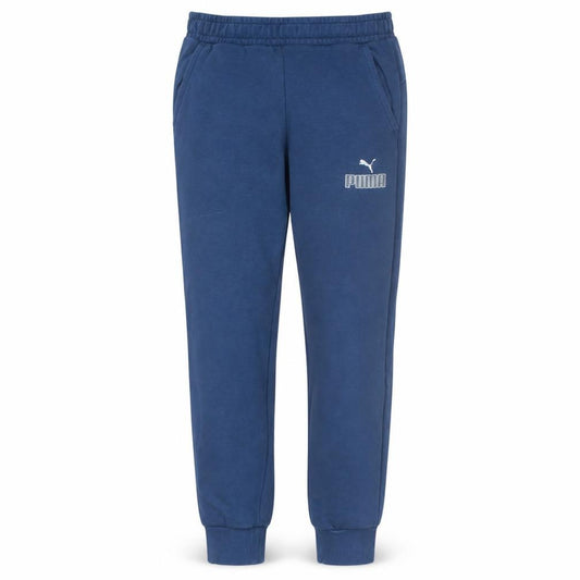 Puma Men's Blue Small Jogger Sweatpants Tapered Fleece Activewear
