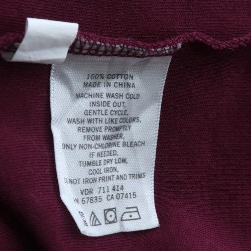 Nautica Men's Burgundy Classic Fit Cotton Polo Shirt XL