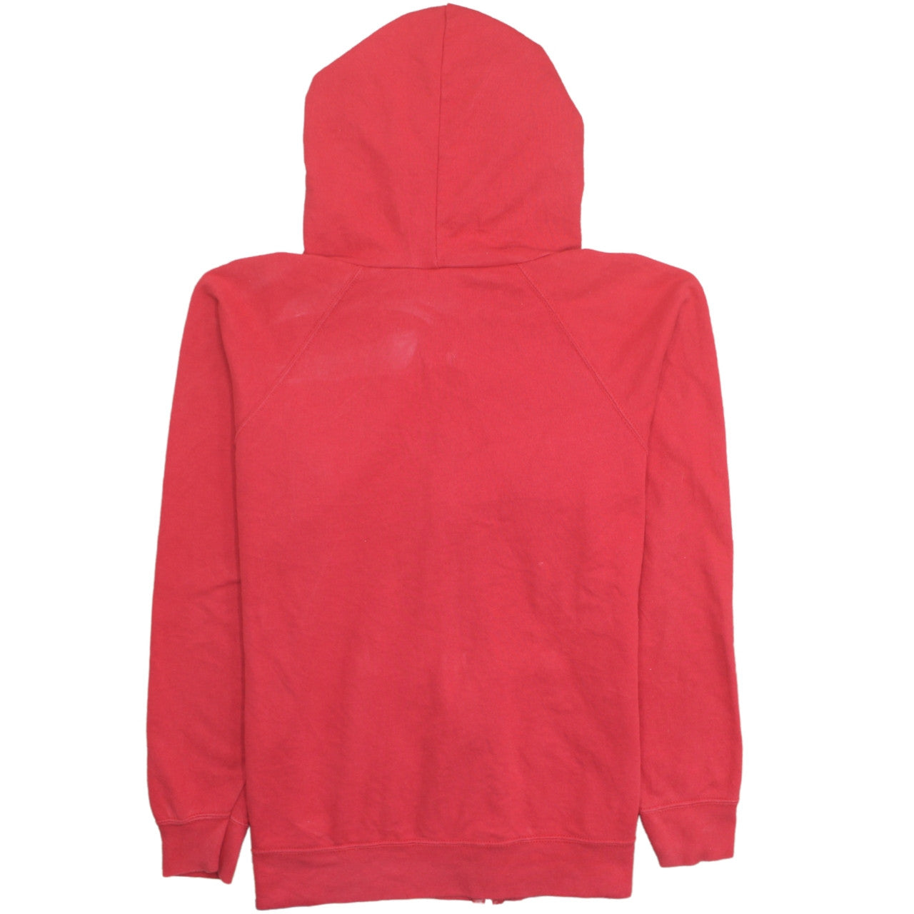 Fruit of the Loom Unisex Red Full Zip Hoodie 2XL Classic Fit