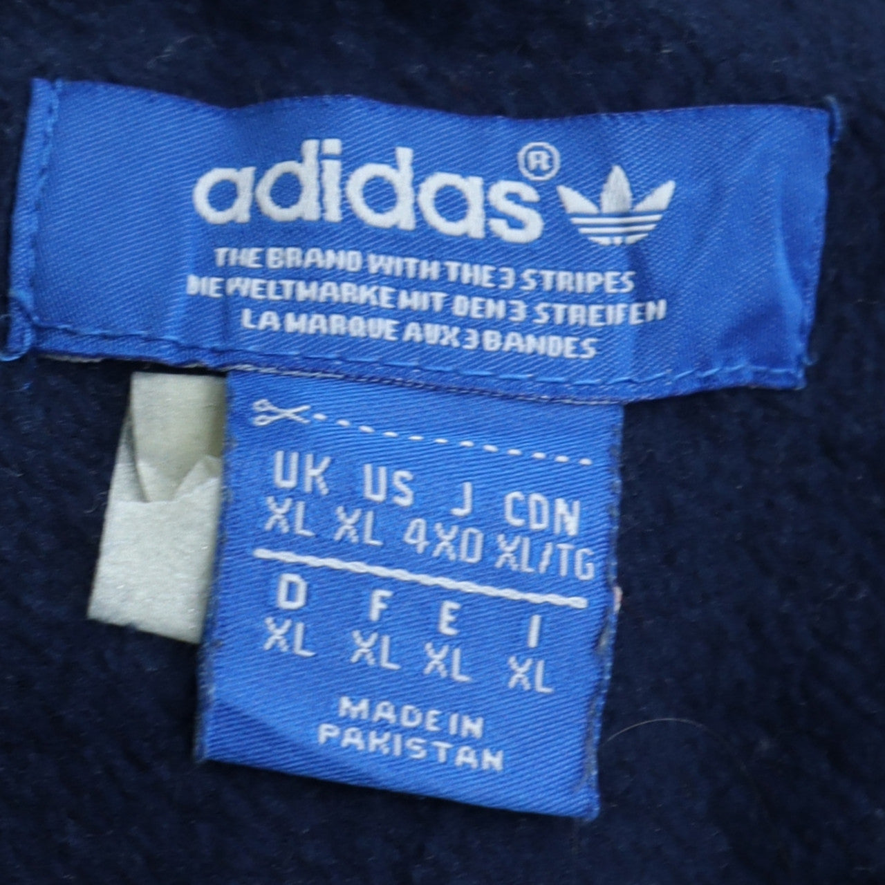 Adidas Mens Blue XL Crew Neck Pullover Sweatshirt Classic Logo