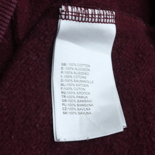 The North Face Men's Brown Pullover Hoodie M Fleece Logo Outdoor