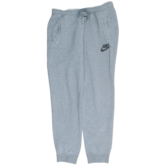 Nike Men's Grey Regular Fit Drawstring Fleece Joggers M