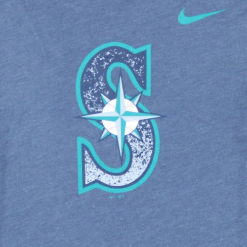 Nike Men’s Blue Seattle Mariners Athletic Fit Graphic T-Shirt XL