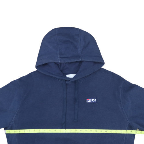 Fila Men's Blue XL Pullover Hoodie with Logo Design