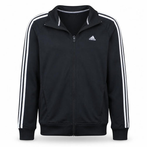 Adidas Men's Black Full Zip Track Sweatshirt M Sports Jacket