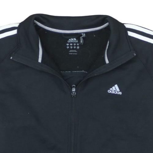 Adidas Men's Black Full Zip Track Sweatshirt M Sports Jacket