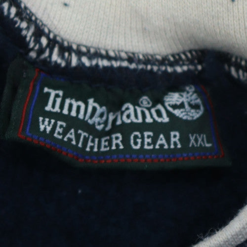 Timberland Men's Blue XXL Pullover Sweatshirt Embroidered USA