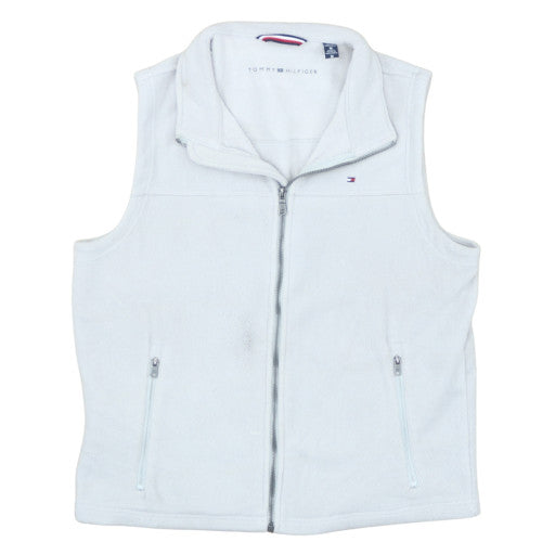 Tommy Hilfiger Men's White Fleece Bodywarmer Waistcoat M