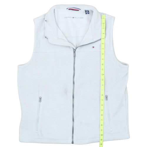 Tommy Hilfiger Men's White Fleece Bodywarmer Waistcoat M