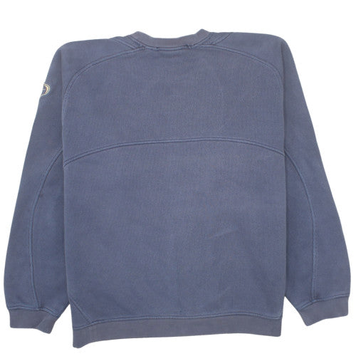 Nike Arsenal Mens Blue L Crew Neck Fleece Sweatshirt Vintage Sportswear