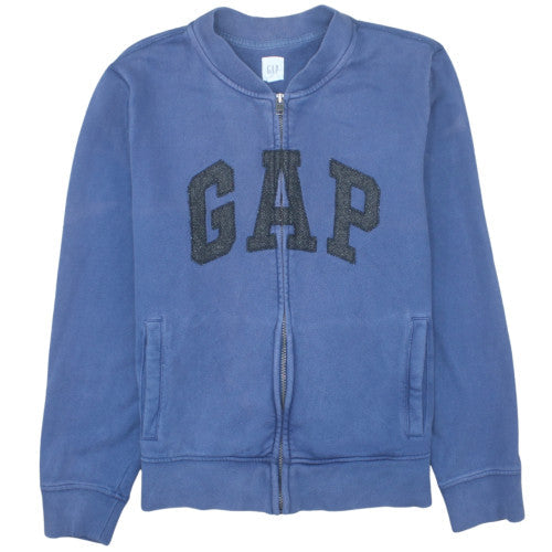 GAP Men's Blue Full Zip Logo Sweatshirt Size M