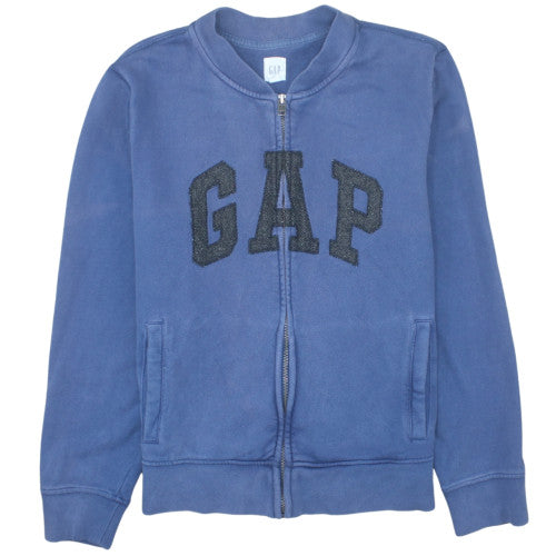 GAP Men's Blue Full Zip Logo Sweatshirt Size M