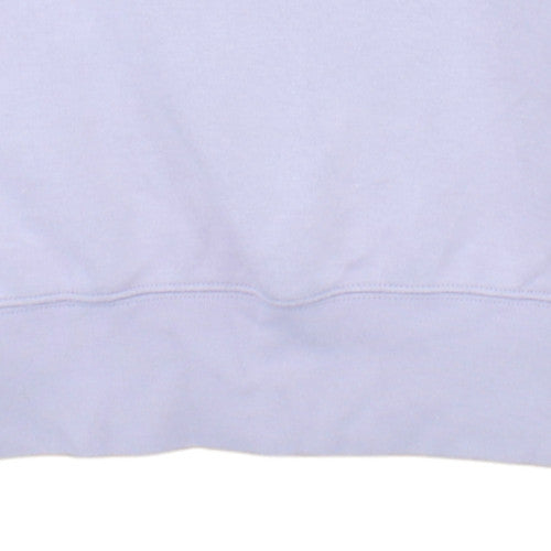 Adidas Women Lilac 1/2 Zip Sweatshirt Size 8 Classic Logo Pullover