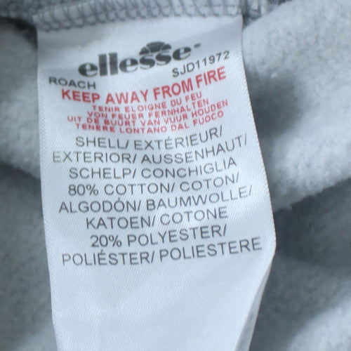 Ellesse Mens Grey Jogger Sweatpants M Regular Fit Activewear