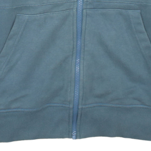 New Balance Men Blue XL Full Zip Hoodie Sports Graphic Print