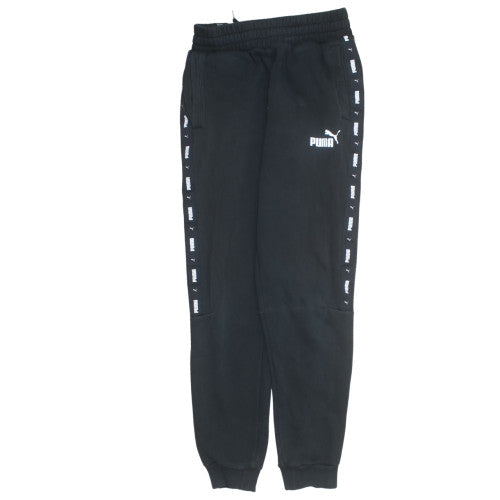 Puma Men's Black Jogger Sweatpants Size S Tapered Fit Activewear