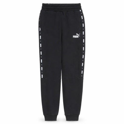 Puma Men's Black Jogger Sweatpants Size S Tapered Fit Activewear