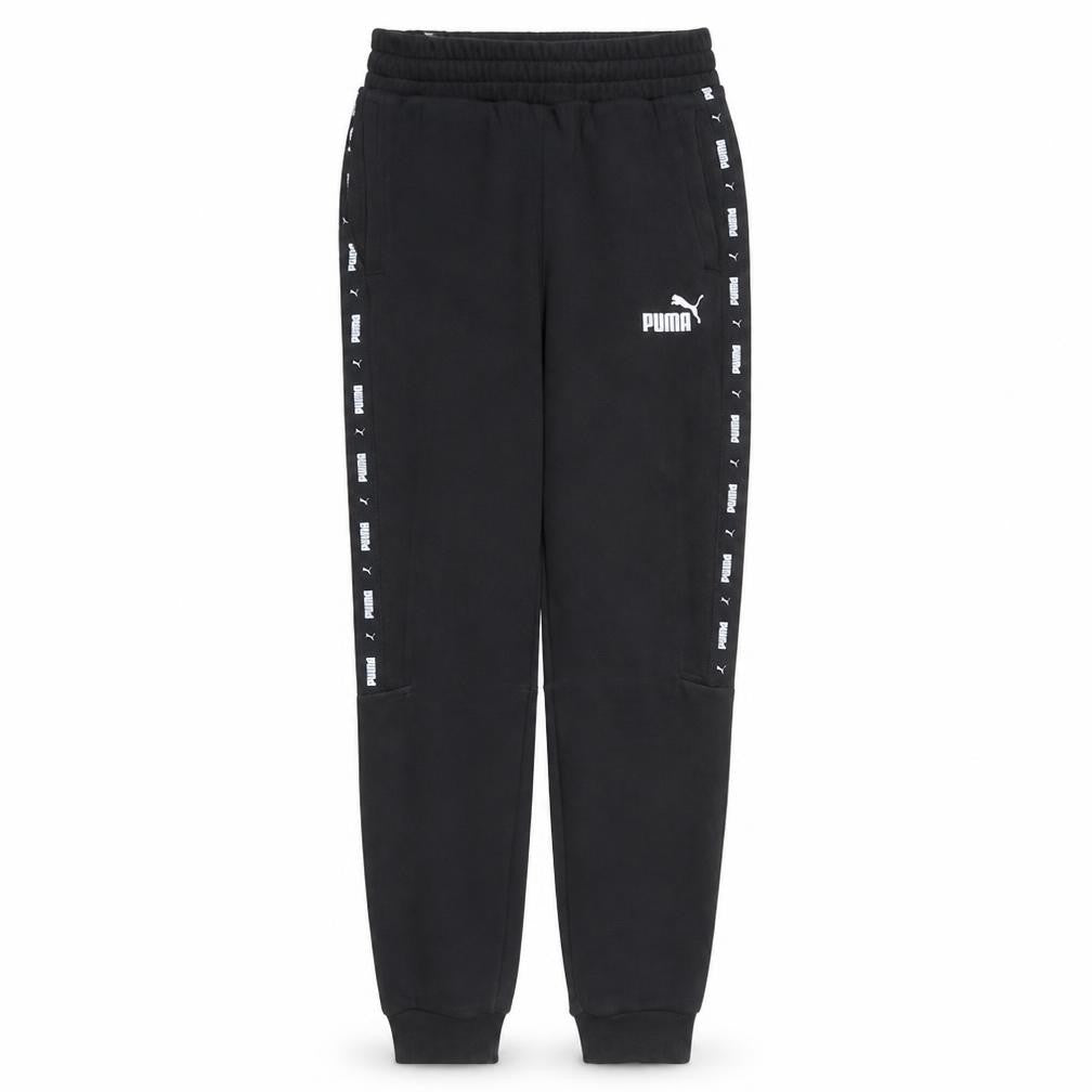 Puma Men's Black Jogger Sweatpants Size S Tapered Fit Activewear