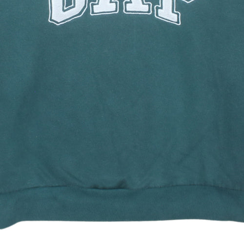 GAP Women’s Green Small Pullover Sweatshirt Logo Athletic Style