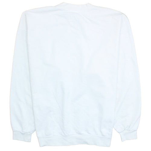 Nike Men's White XL Crew Neck Pullover Sweatshirt