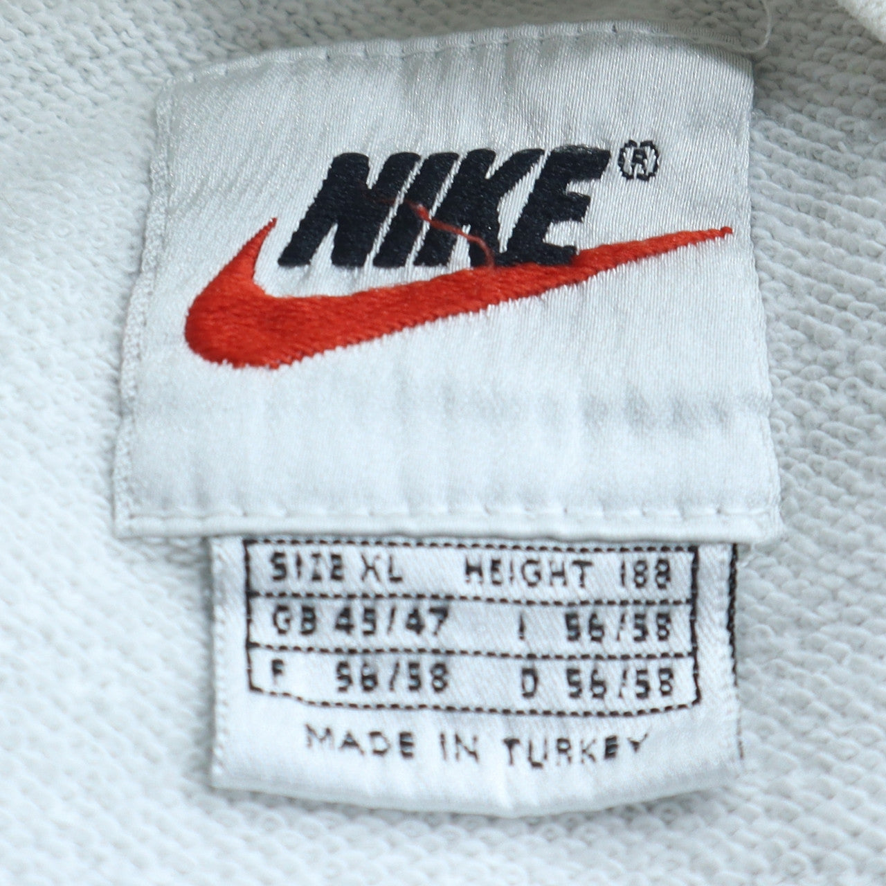 Nike Men's White XL Crew Neck Pullover Sweatshirt