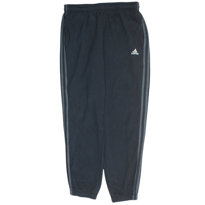 Adidas Mens Black Logo Tracksuit Joggers L Regular Fit