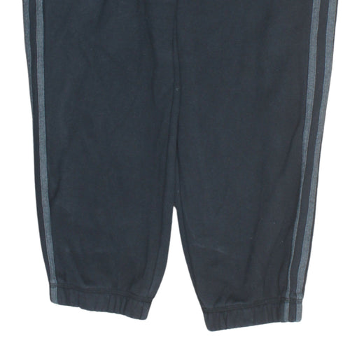 Adidas Mens Black Logo Tracksuit Joggers L Regular Fit