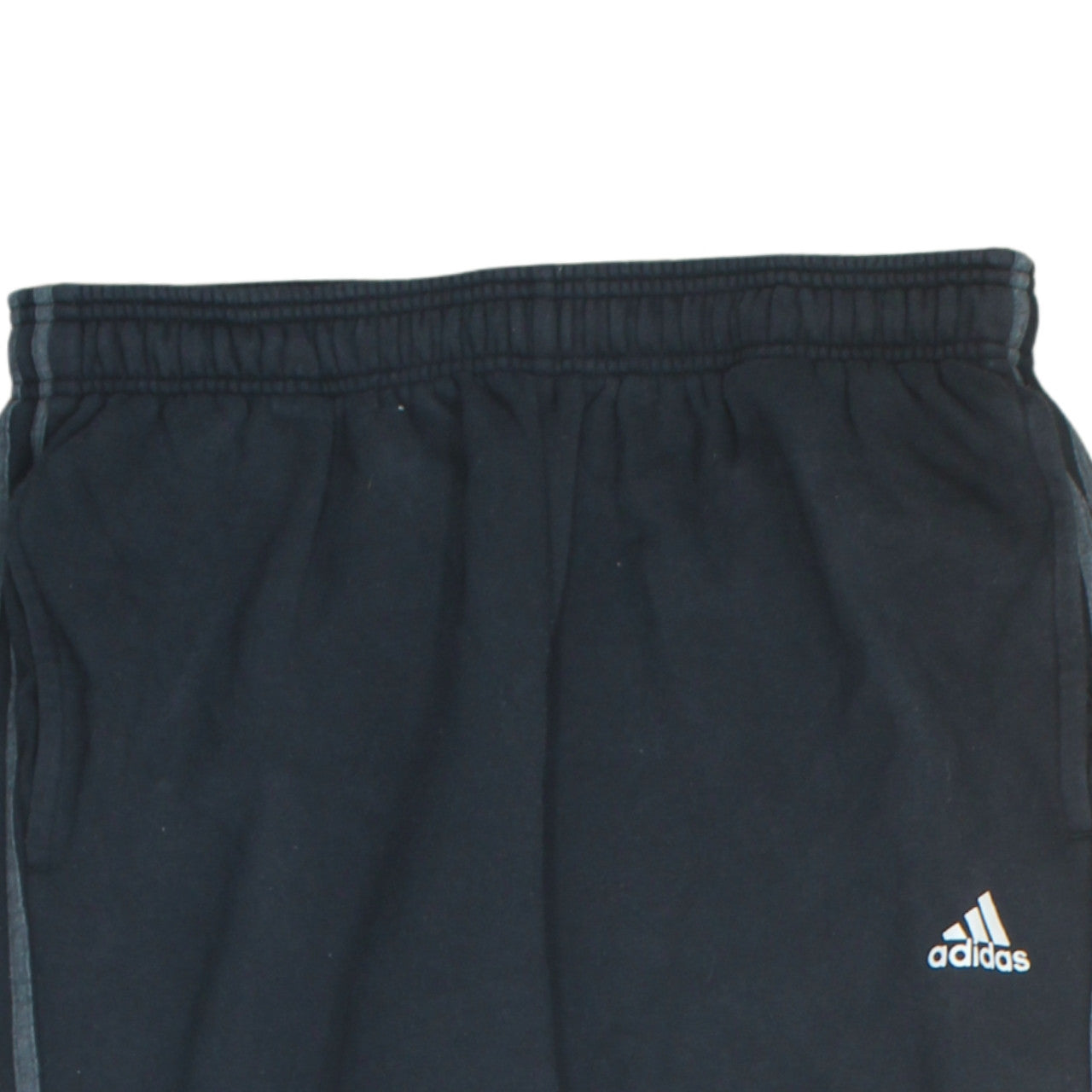 Adidas Mens Black Logo Tracksuit Joggers L Regular Fit